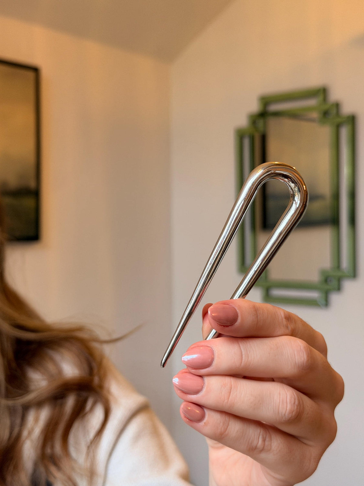 Courbée Metal Hair Pin