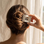 Matte Hair Claw Clip – Large Rectangle, French Clip for Women, Neutral Accessories, Minimalist