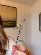 Floral Hair Stick – French Pin, Hair Accessory