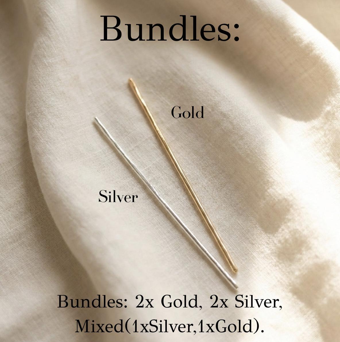 Metal French Hair Sticks