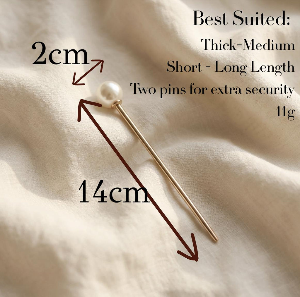 Pearle Metal French Hair Pin