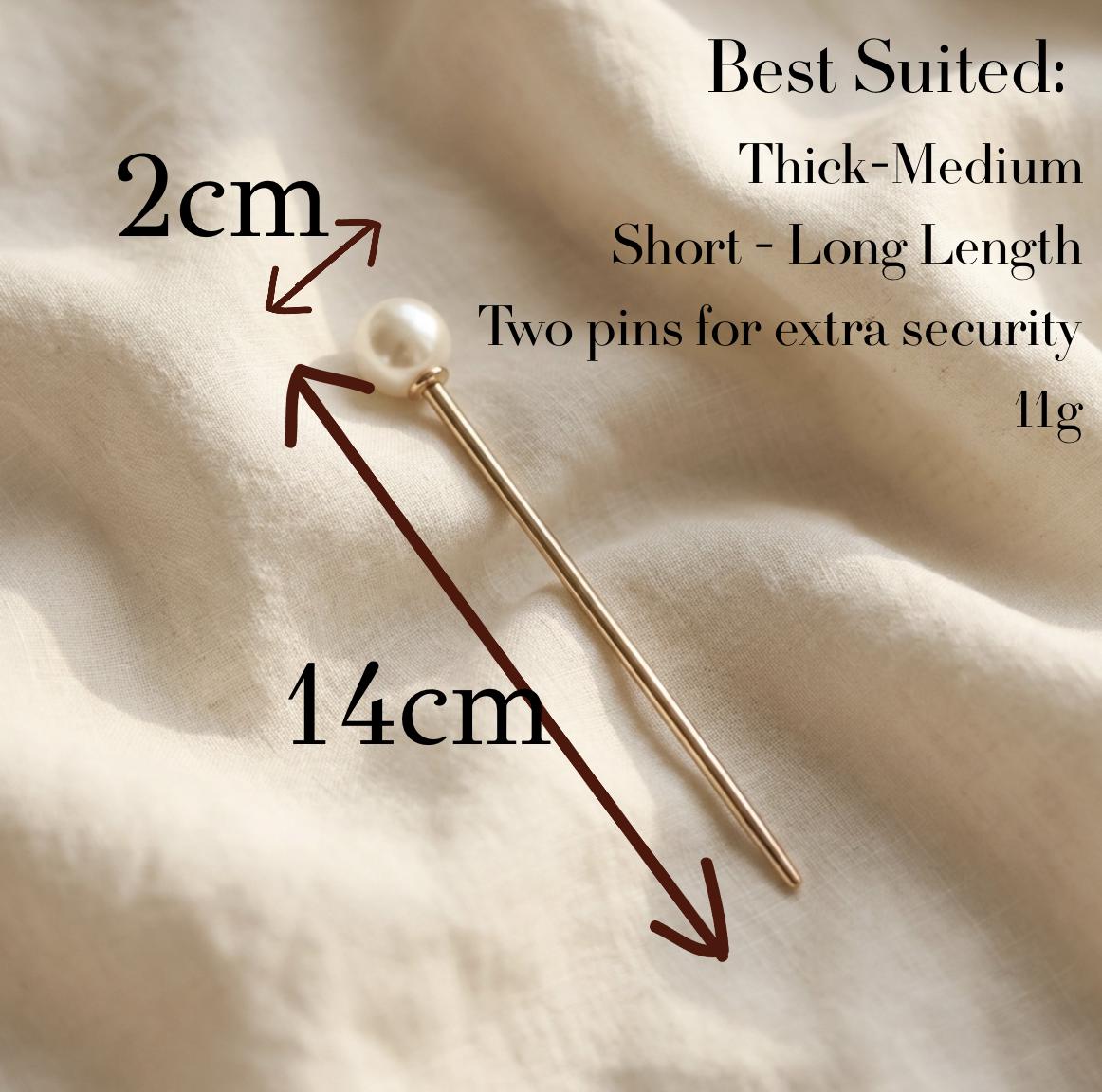 Pearle Metal French Hair Pin
