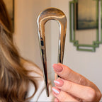 Thick Classique Metal French Hair Pin