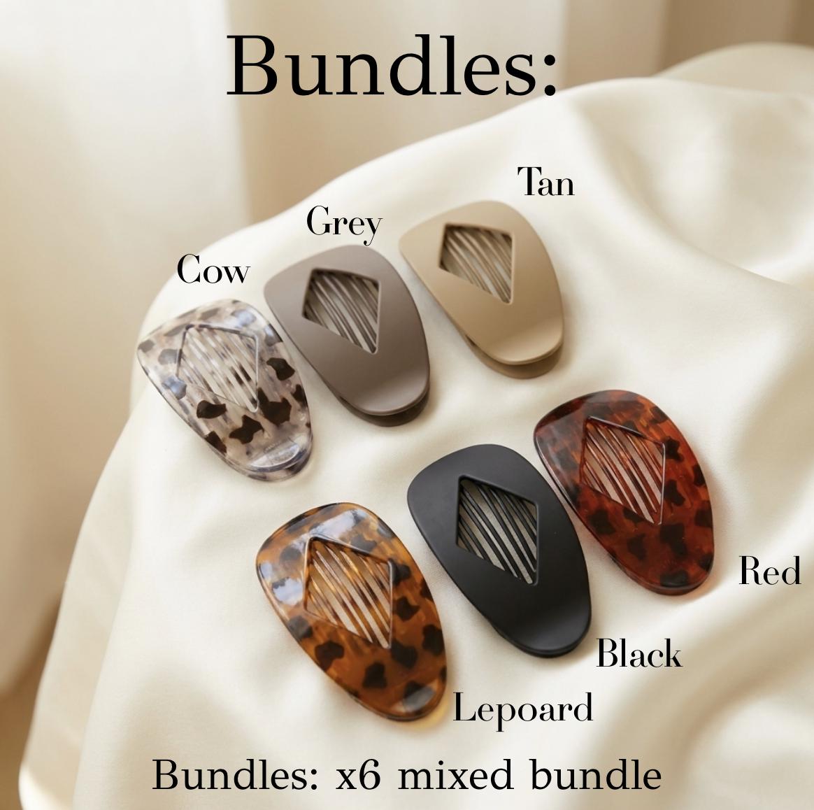 Oval Hair Claw Clip – Tortoiseshell, French Slide, Neutral Accessories, Minimalist for Women
