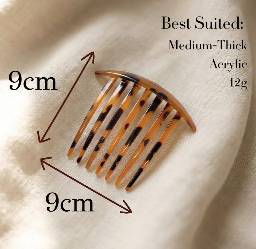 Tortoiseshell Comb, Hair Pin, Hair Fork for Buns, French Twist, Women's Accessories
