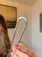 Thin Classic Metal French Hair Pin