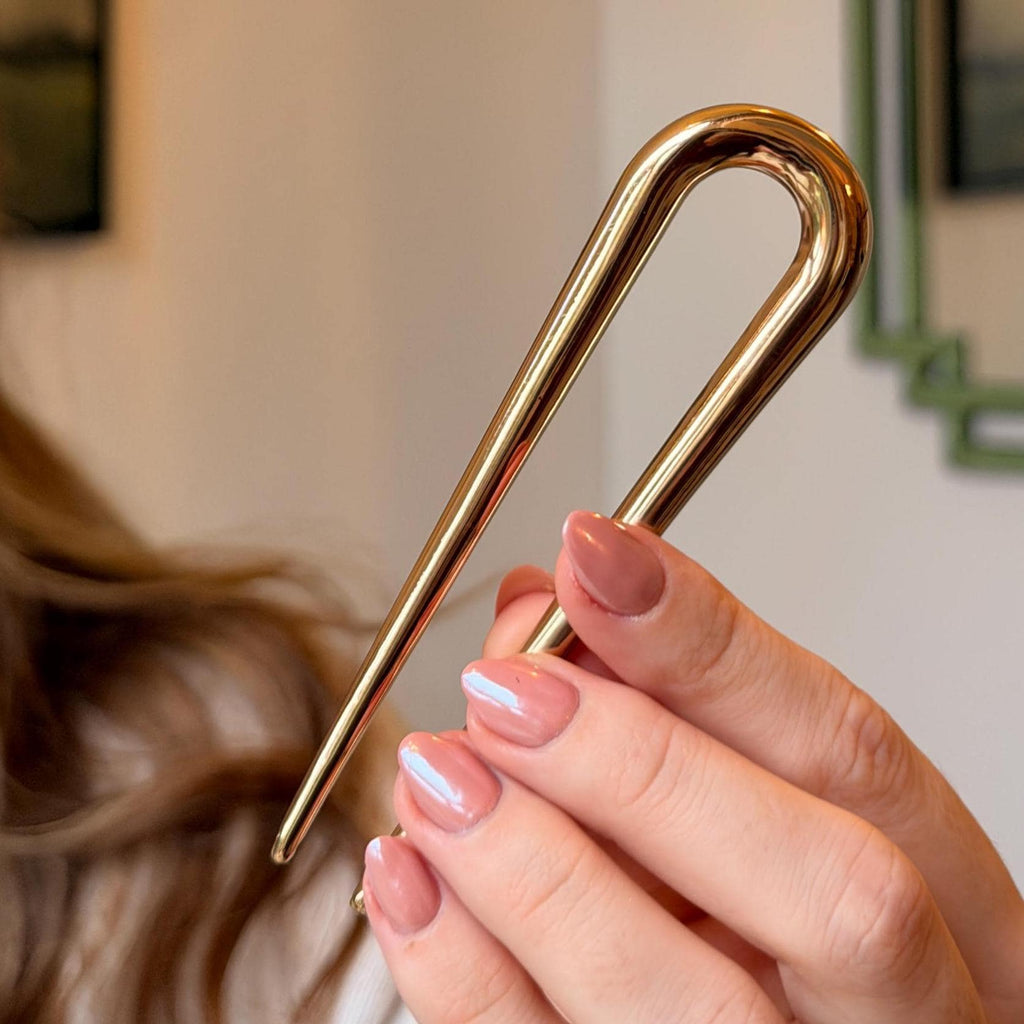 Courbée Metal Hair Pin