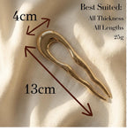 Waved Hair Pin – French Hair Accessory