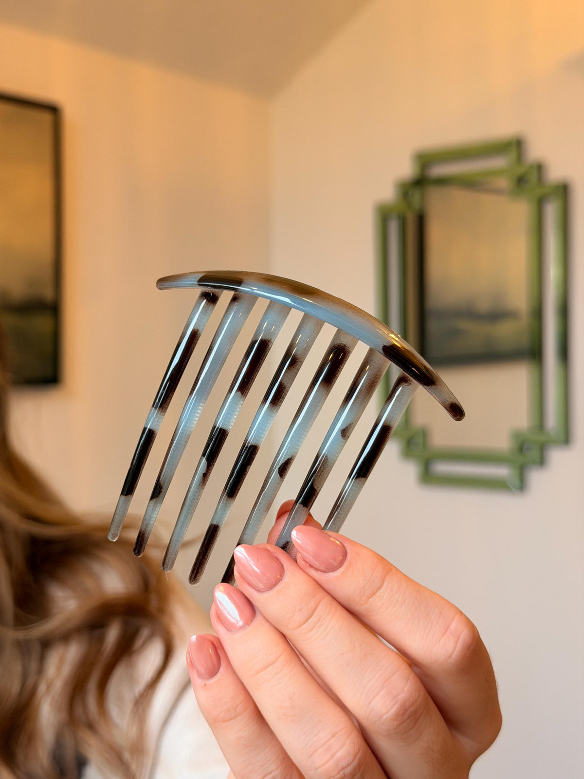 Tortoiseshell Comb, Hair Pin, Hair Fork for Buns, French Twist, Women's Accessories