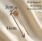 Hair Stick – French Pin, Buns, Bun Holder, Minimalist Accessory