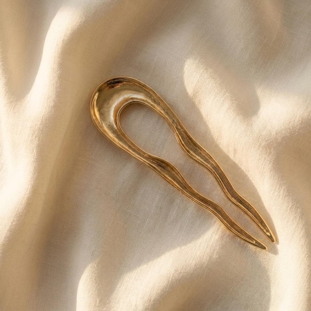 Waved Hair Pin – French Hair Accessory