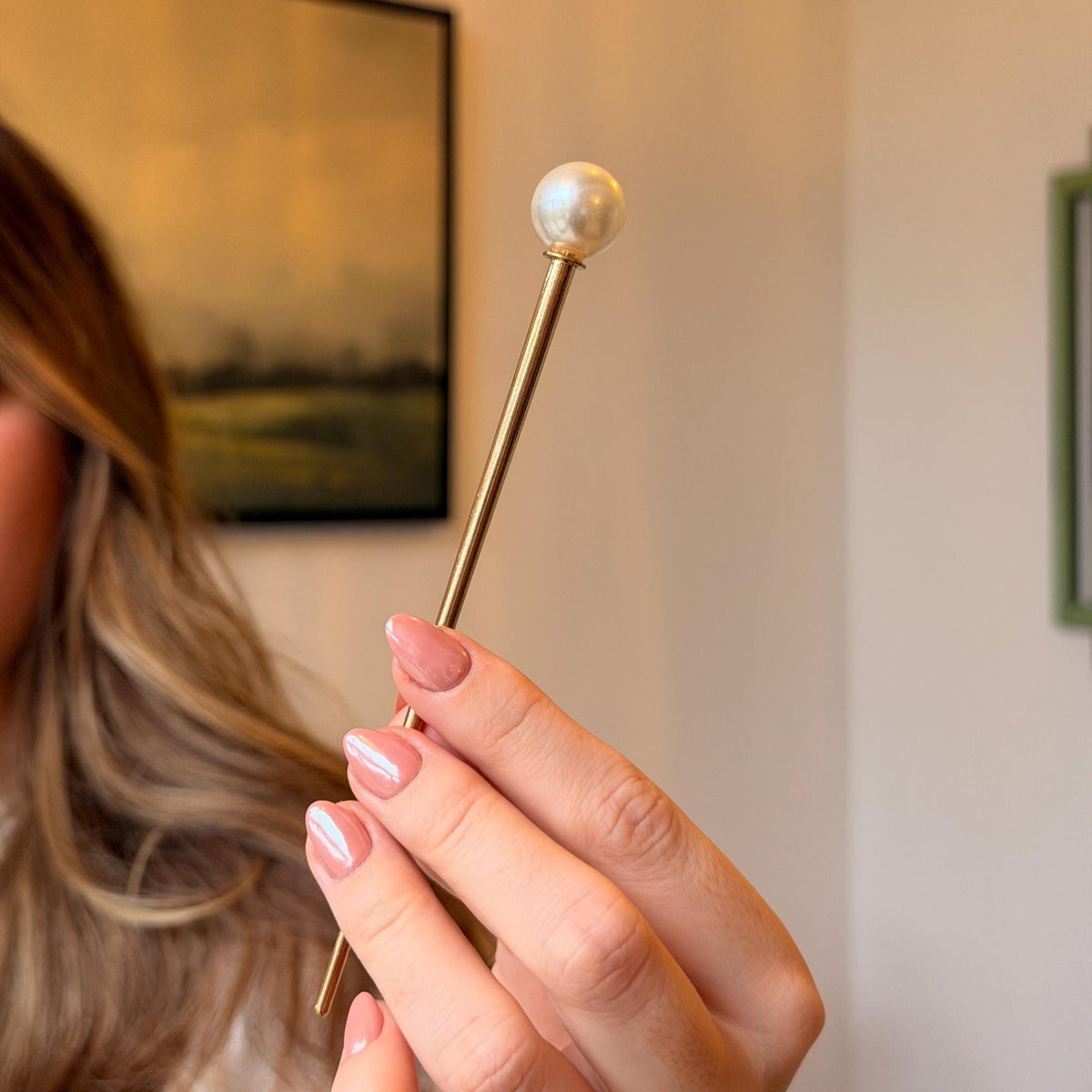 Pearle Metal French Hair Pin