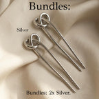 Nouée Metal French Hair Pin