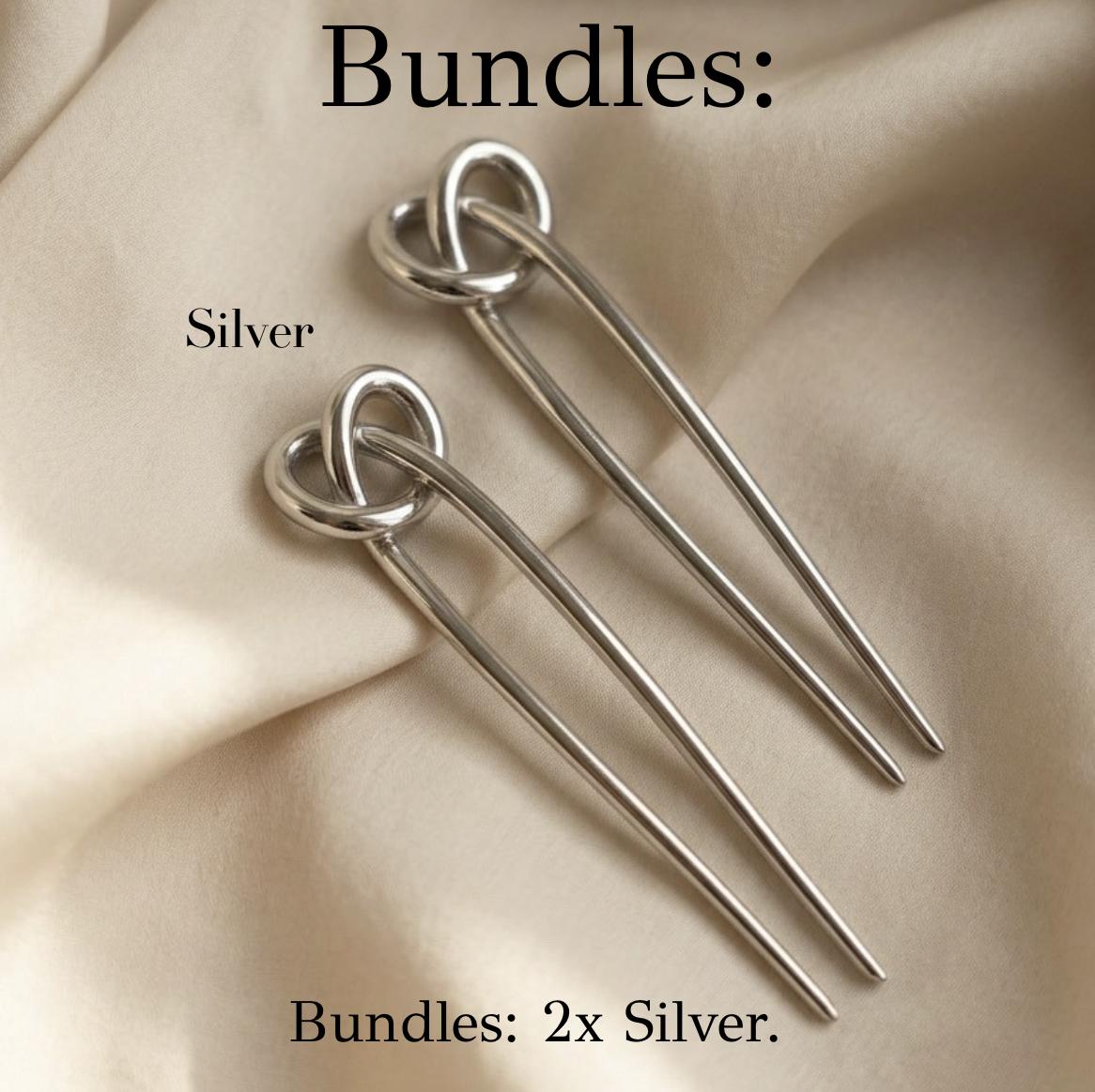 Nouée Metal French Hair Pin
