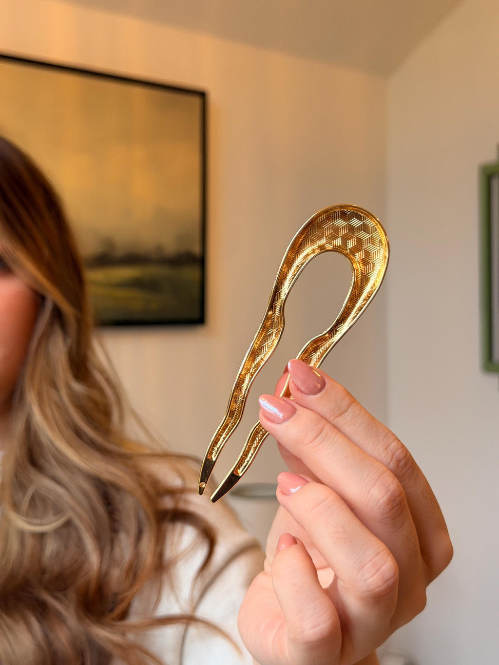 Waved Hair Pin – French Hair Accessory