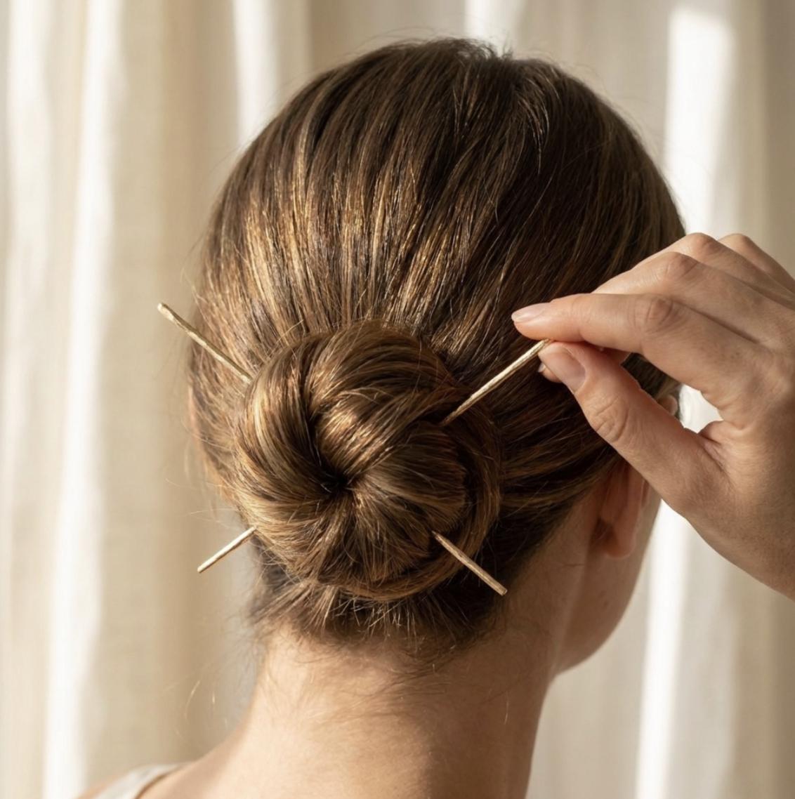 Metal French Hair Sticks