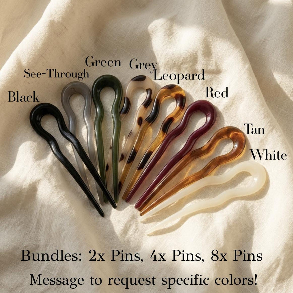 Ondulée Acrylic French Hair Pin