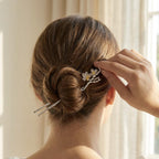 Floral Hair Stick – French Pin, Hair Accessory
