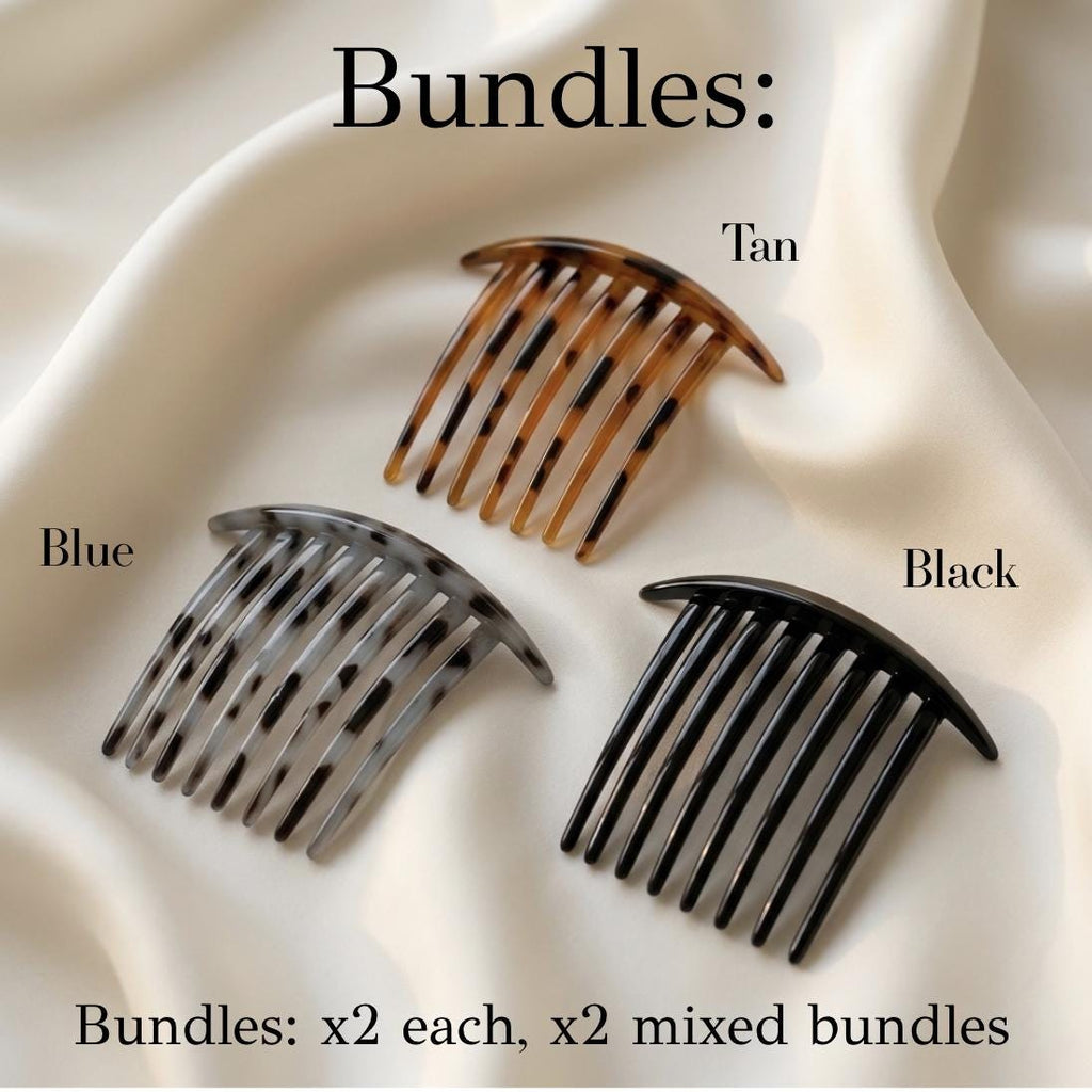 Tortoiseshell Comb, Hair Pin, Hair Fork for Buns, French Twist, Women's Accessories