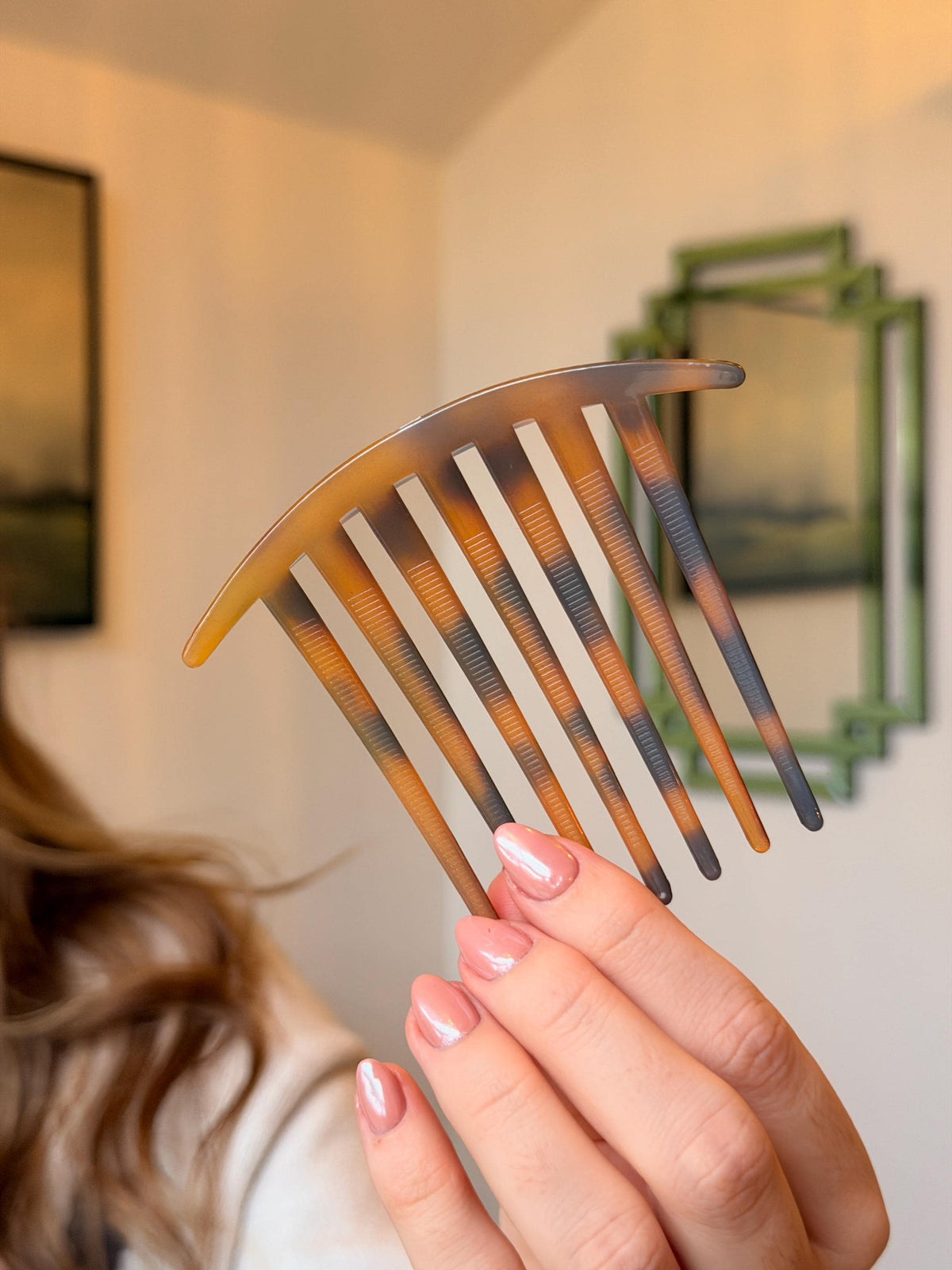 Tortoiseshell Comb, Hair Pin, Hair Fork for Buns, French Twist, Women's Accessories